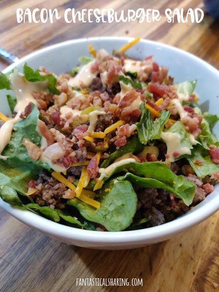 Fantastical Sharing of Recipes: Bacon Cheeseburger Salad Bacon Cheeseburger Salad, Cheeseburger Salad, Frugal Cooking, Recipe Generator, Romaine Lettuce Salad, Bacon Cheeseburger, Dinner Salads, Budget Friendly Recipes, Amazing Food