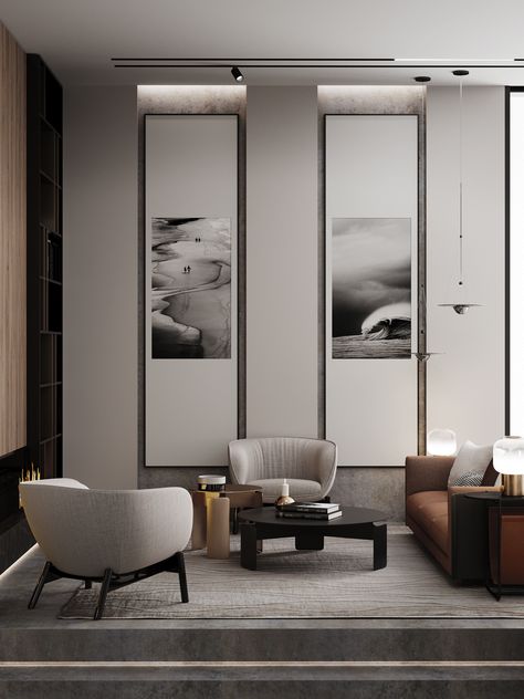 Office Interior Design Modern, 아파트 인테리어, Elegant Living Room, Elegant Living, Office Interior Design, Autodesk 3ds Max, Interior Walls, Luxury Living Room, 인테리어 디자인