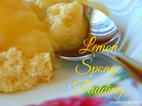 Lemon Sponge Pudding Sponge Pudding Recipe, Filled Desserts, Baked Pudding, Cake With Pudding, Sponge Pudding, Sugar Wax Recipe, Self Saucing Pudding, Amish Food, Lemon Pudding Cake