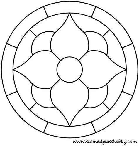 Free Mosaic Patterns Templates Design, Mosaic Patterns For Beginners, Free Mosaic Patterns, الفن الرقمي, Stained Glass Patterns Free, Quilting Stencils, Mosaic Design, Stained Glass Flowers, Stained Glass Crafts