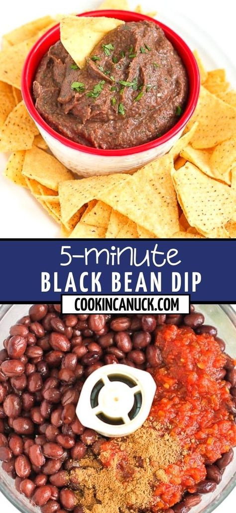 Healthy Bean Dip, Black Bean Dip Recipe, Bean Dip Recipe, Bean Dip Recipes, Black Bean Dip, Black Bean Recipes, Mexican Salsa, Plant Based Snacks, Vegan Dip