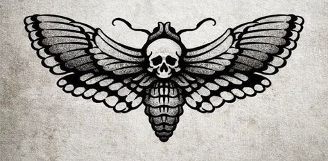 Deathhead Moth Tattoo Traditional, Moth Tattoo Dark, Deathmoth Design Tattoo, Blackwork Chest Tattoo, Deathhead Moth Tattoo, Goblin Witch, Traditional Moth, Watch Tattoo Design, Jack Tattoo