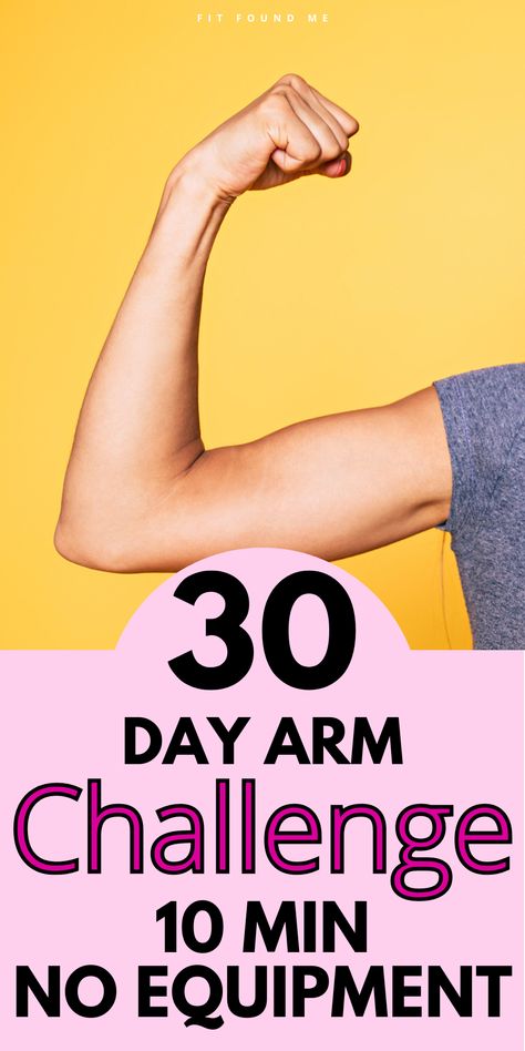 Arm Workouts With Weights, Arm Workout Women No Equipment, Easy Arm Workout, Workouts With Weights, 30 Day Arm Challenge, Arm Workout Challenge, Artery Cleanse, 30 Day Arm, Arm Workout For Beginners