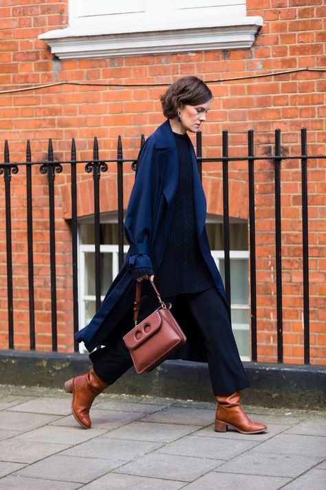 Jo Ellison - The Cut Jo Ellison, Winter Street Style, Emmanuelle Alt, Winter Street, Mode Casual, Street Style Winter, Style Looks, Best Street Style, Street Style Inspiration