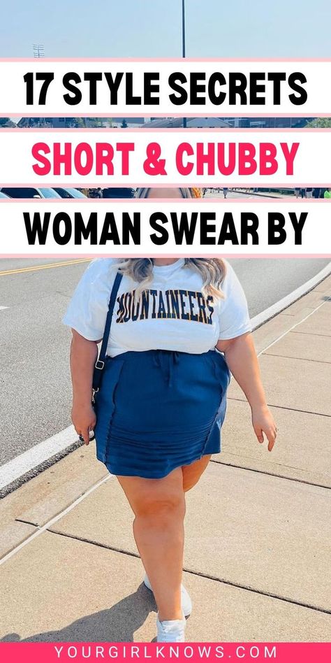 Struggling to find the perfect outfit to slay your short and chubby physique? Worry no more, girl! 🙌 We've got you covered with 17 easy and fabulous ways to look like an absolute bombshell, no matter your size! Short Curvy Style, How To Dress If You Are Short, Short And Chubby Outfits, Short Plus Size Outfits, Short Thick Body Outfits, Short And Chubby Fashion Outfits, Short Chubby Fashion Outfits, Short Chubby Girl Outfits, Short Curvy Women Outfits