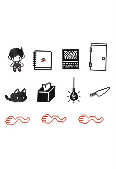 Eleven 11, Pixel Art Tutorial, Phone Icon, App Icon Design, Perler Bead Patterns, White Space, Phone Themes, Horror Game, Cute Icons