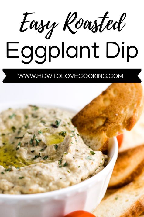 Roasted Eggplant Dip Recipes, Cava Roasted Eggplant Dip, Whipped Eggplant Dip, Aubergine Dip Recipe, Eggplant Spread Recipes, Eggplant Dips, Guacamole Recipe Easy Homemade, Eggplant Dip Recipes, Eggplant Spread