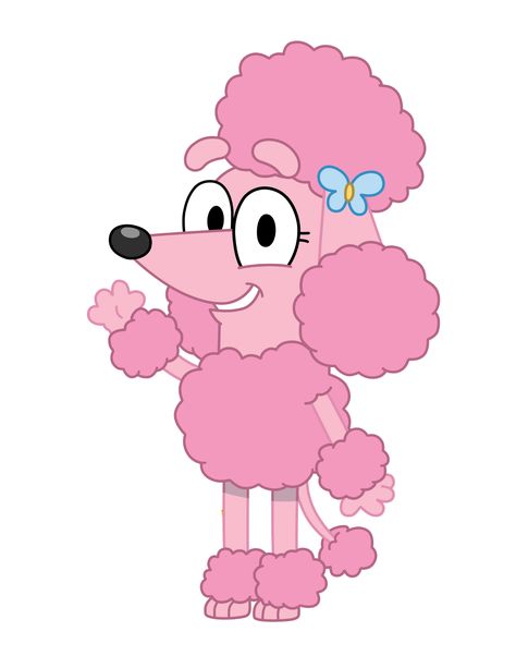 Bluey Friends, Bluey Y Bingo, Birthday Party Images, Whatsapp Wallpaper Cute, Pink Poodle, Ra Ideas, Doodle Inspiration, Kids Birthday Themes, Poodle Dog