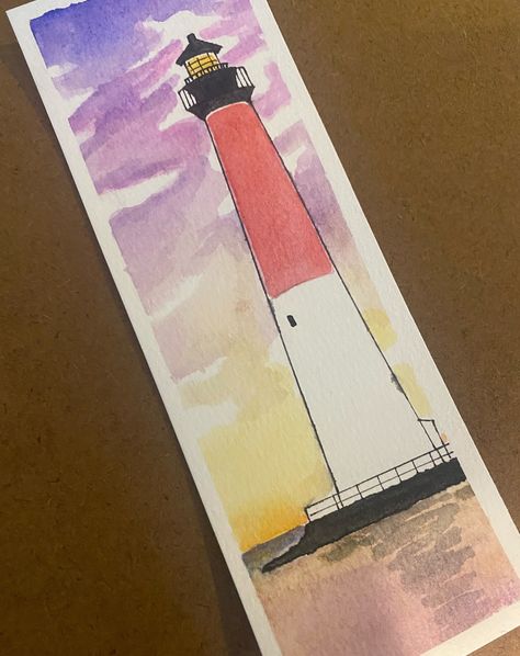 watercolor bookmark inspired by the colors of the sunset Sunset Bookmark, Watercolour Ideas, Watercolor Bookmarks, Vancouver Island, The Sunset, Quick Saves