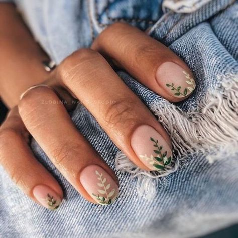 Easy Nails, Smink Inspiration, Minimal Nails, Her Nails, Nailed It, Manicure Y Pedicure, Dream Nails, Pretty Acrylic Nails, Floral Nails