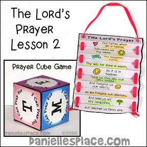 Christian Crafts for Children The Lords Prayer Craft Preschool, Preschool Prayer Craft, The Lord's Prayer Crafts For Kids, Lords Prayer Crafts For Kids, Lords Prayer Activities For Kids, The Lord's Prayer Craft, Teaching Kids About Prayer Activities, Lords Prayer Crafts, Lord’s Prayer Craft For Kids