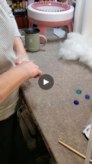 Karla Strauss Felted Snowman Tutorial, How To Make A Frazzled Snowman, Frazzled Snowman Craft, Frazzled Snowman Pattern, How To Make Frazzled Snowmen, Diy Frazzled Snowman, Bowl Fillers Christmas, Frazzled Snowman Tutorial, Fuzzy Snowman Diy