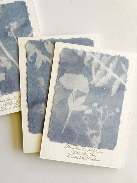 Cyanotype Wedding Invitation Pride Prejudice, Hand Painted Wedding, Custom Wedding Stationery, Vintage Postage, Book Themes, Custom Wedding Invitations, Custom Illustration, Handmade Paper, Letterpress