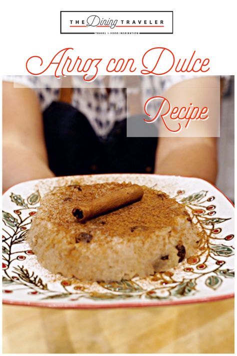 Picture of Arroz Con Dulce, Puerto Rican-style being held on a blate Arroz Dulce Puerto Rico Recipe, Puerto Rican Almond Cake Recipe, Puerto Rican Christmas Desserts, Maizena Recipe Puerto Rican, Arroz Con Dulce Puertorriqueño, Puerto Rican Christmas Recipes, Puerto Rican Recipes Desserts, Puerto Rican Rice Pudding Recipe, Puerto Rican Christmas Food