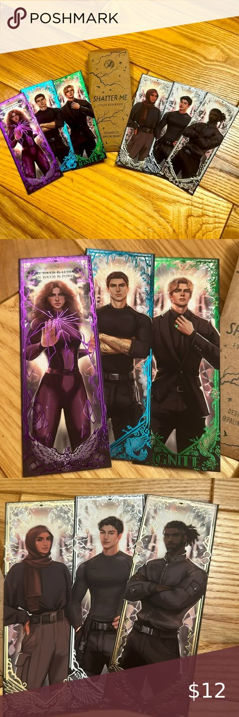 Fairyloot “Shatter Me” Foil Bookmarks, New! Shatter Me Bookmarks Printable, Shatter Me Bookmark, Shattered Book, Dystopian Books, Fav Books, Shatter Me Series, Shatter Me, Favorite Book Quotes, Bookmarks Printable