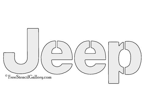 Jeep Logo Stencil | Free Stencil Gallery Jeep Stencil, Jeep Pumpkin Carving, Stencils For Pumpkin Carving, Jeep Life Decal, Jeep Emblems, Jeep Logo, Carving Templates, Nashville Country, Stencil Logo