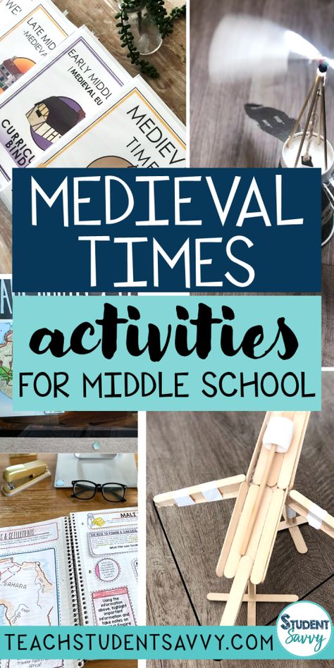 Middle Ages Activities, March Stem, Middle School History Activities, Research Worksheet, Worksheets For Middle School, Middle Ages History, Camp Themes, Middle School Projects, 7th Grade Social Studies