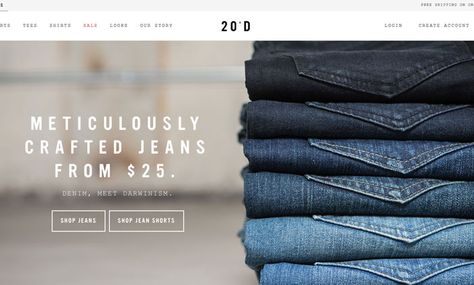 Design Inspiration  20 Jeans,  #clean #ecommerce #fixednav #largefooter #mouseover #photo #Responsive #search #slideshow #sotd #white Jeans Website, News Web Design, Web Gallery, Web Design Trends, Web Design Services, Ux Web Design, Email Design, Best Wordpress Themes, Responsive Design