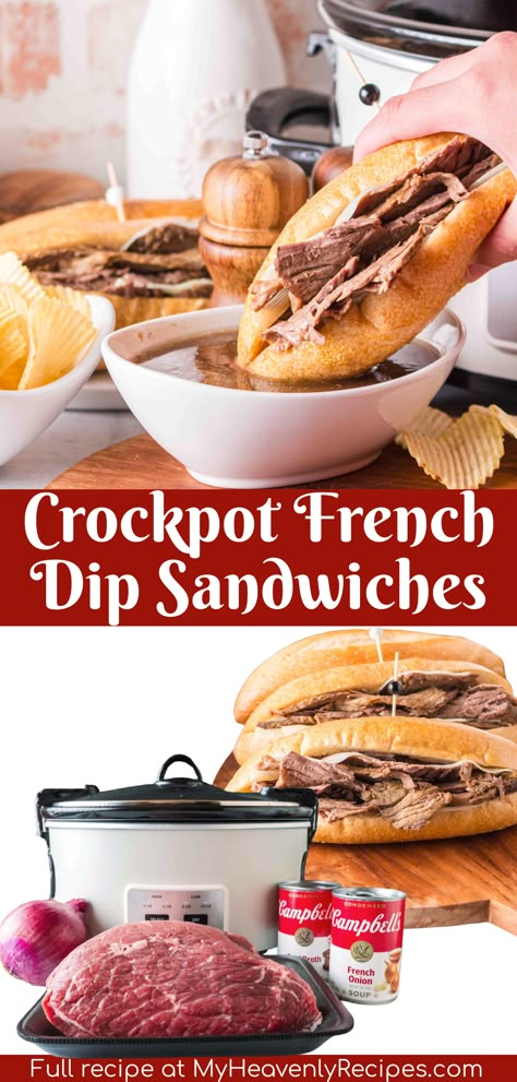 Crockpot French Dip Sandwiches Recipe- what to make with a rump roast. Rump roast recipe. Slow cooker rump roast dinner idea. Easy simple healthy family meal to make. Hoagies french dip sandwiches sliders. Au ju dip sauce. Lunch or dinner winter comfort food. crockpot meal for a crowd. Roast French Dip Crockpot, French Dip Roast Beef Crock Pot, Rump Roast Dinner Ideas, What To Do With Rump Roast, Recipe For Rump Roast, Crockpot French Dip Sandwiches Au Jus, Crockpot Beef Dip Sandwiches, Roast Beef Sliders Crock Pot, Crockpot Beef Rump Roast Recipes