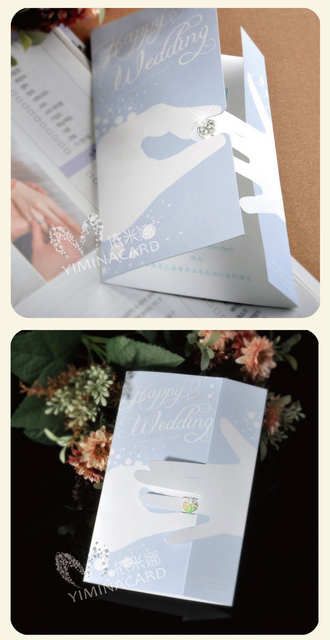 Online Shop 2013 Creative Blue Elegant Design Korean Wedding Invitations Fold Fancy Invitation Printable Customizable 50pcs/lot Wholesale | Aliexpress Mobile Wedding Drink Station, Wedding Card Design Indian, Young Wedding, Folded Wedding Invitation, Wedding Candy Boxes, Creative Wedding Invitations, Christmas Wine Bottles, Outdoor Fall Wedding, Korean Wedding