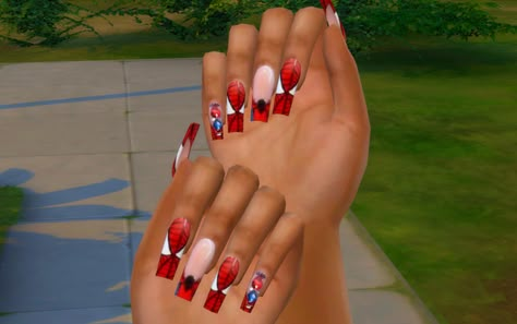 Sims Spiderman Cc, Sims 4 Cc Hello Kitty Nails, Sims 4 Cc Spiderman Clothes, Bape Sims4 Cc, Spiderman Sims 4 Cc, Sims 4 Spiderman Cc, Sims 4 Cc Nails Patreon, Sims Nails, Sims 4 Cc Nails