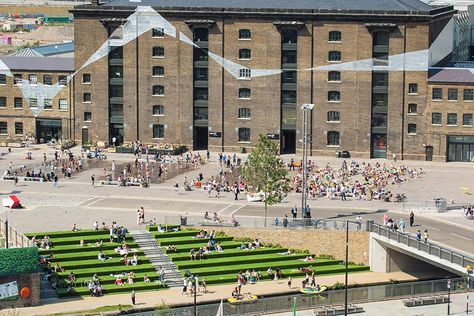 Boards Architecture, Granary Square, Campus Landscape Design, Architecture Diagrams, Presentation Architecture, Urban Analysis, Urban Design Graphics, Presentation Boards, Architectural Presentation