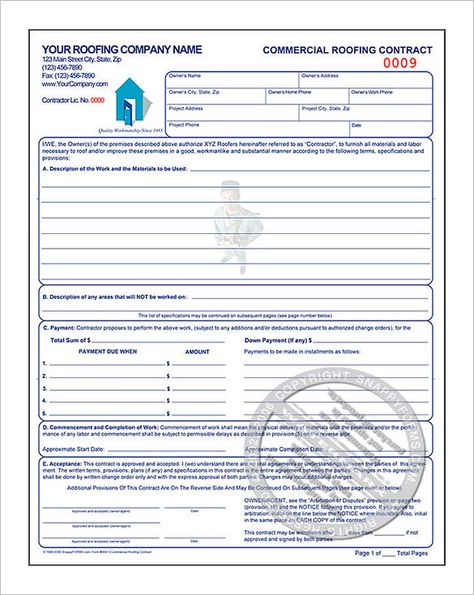 commercial roofing contract estimate template Roofing Contract, Roofing Estimate, Estimate Template, Project Proposal Template, Business Proposal Template, Construction Documents, Residential Roofing, Commercial Roofing, Roofing Services