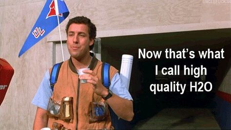 The Water Boy Waterboy Quote, Adam Sandler Movies, Favorite Movie Quotes, Movie Lines, Adam Sandler, Funny Movies, Love Movie, Stubborn Belly Fat, Funny Love