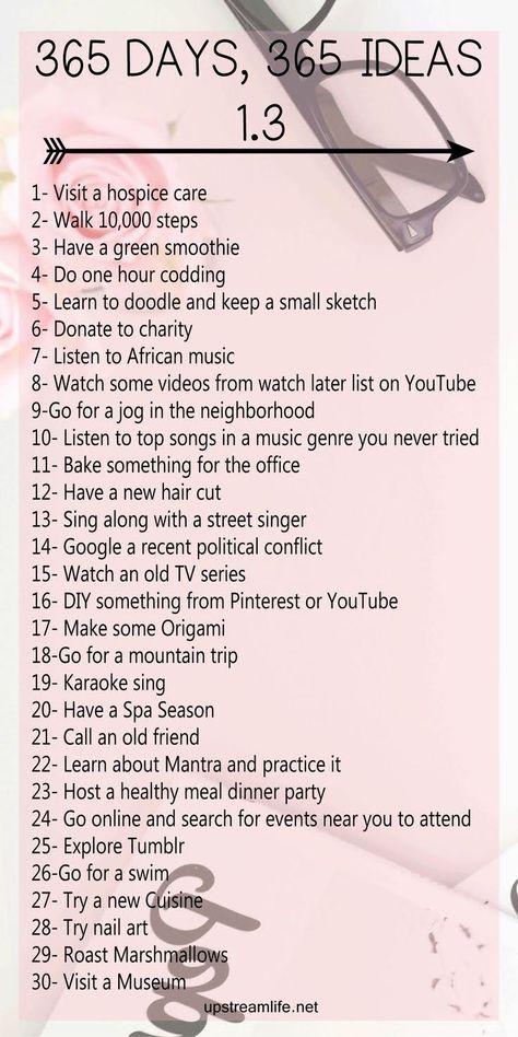 365 Days 365 Ideas, 365 Jar, New Years Resolution List, Resolution List, 365 Day Challenge, Happiness Challenge, Productive Things To Do, New Year Goals, Goal Quotes