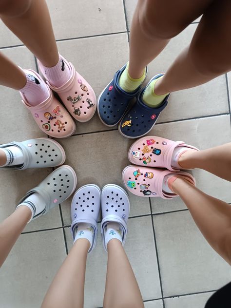 Fluffy Crocs, Matching Crocs, Crocs Aesthetic, Cross Shoes, Crocs Outfit, Tiger Shoes, Crocs Fashion, Y2k Girl, Shoe Wishlist