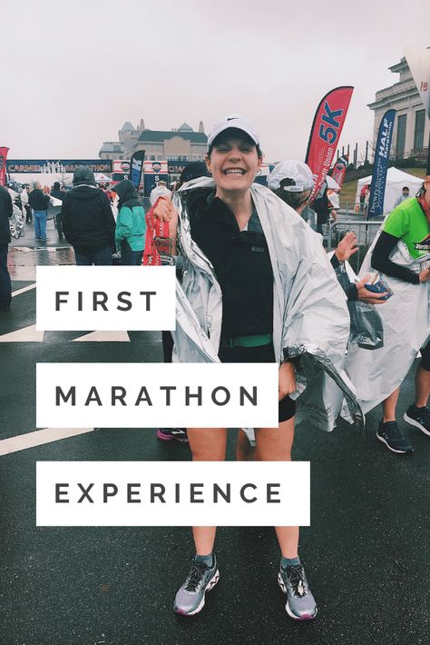 This post includes all of the details about my first marathon experience, including the decision, training, the race, and post-race! First Marathon, Running Belt, Marathon Running, Marathon Training, Half Marathon, Running Workouts, The Race, How To Run Faster, Race Day