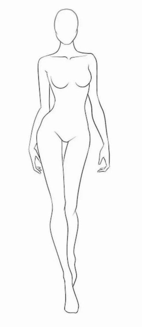 Female Croquis, Fashion Sketch Template, Croquis Fashion, Fashion Figure Templates, Fashion Illustration Poses, Fashion Model Sketch, Body Template, Fashion Figure Drawing, Fashion Design Template