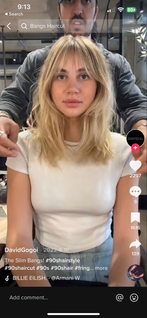 90s Bangs, Blonde Hair With Fringe, Short Hair Fringe, 90s Haircuts, Haircut With Bangs, Bangs With Medium Hair, 90s Hairstyles, Hair Appointment, Mid Length Hair