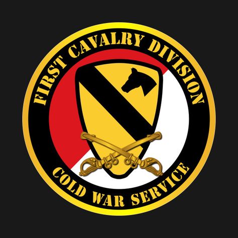 1st Cavalry Division, Operation Desert Shield, Military Insignia, United States Army, Volkswagen Logo, One Team, Iraq, Us Army, Vector Graphics