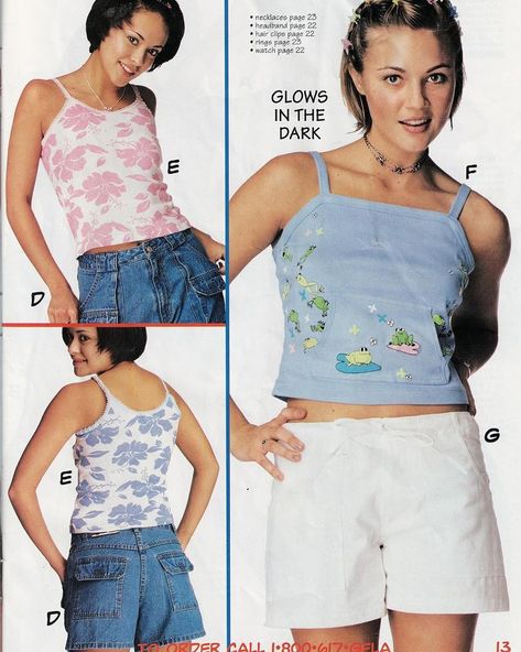 We Don’t Wanna Grow Up Podcast | Girlfriends L.A. Summer 1999 Catalog (Part 2) | Instagram 1999 Catalog, 1999 Fashion, 90s 2000s Fashion, Fashion Ads, Fashion Inspiration Board, 90's Fashion, 90s Outfit, Fashion Catalogue, Made Clothing