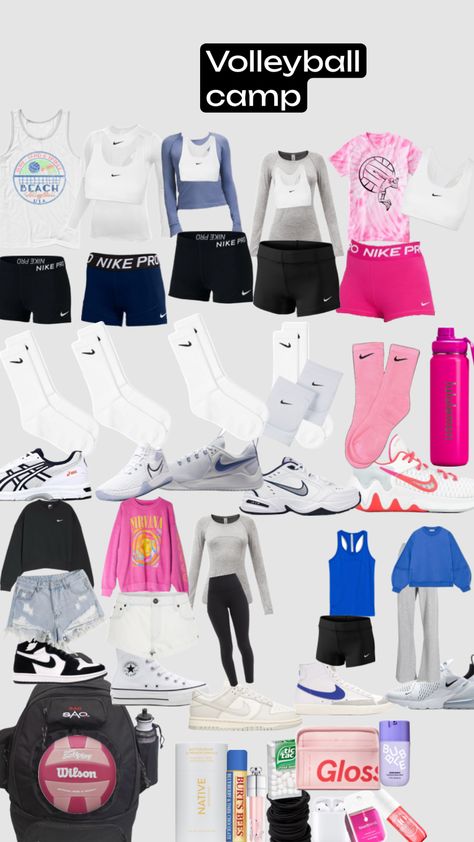 #volleyballoutfit #outfitinspo #sports #volleyballpractice Vollyball Outfits, Volleyball Tryouts, Volleyball Camp, Volleyball Outfit, Volleyball Bag, Volleyball Practice, Volleyball Inspiration, Preppy Inspiration, Volleyball Workouts