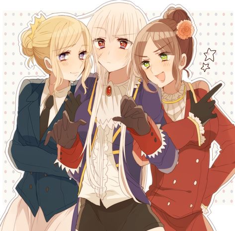 Tags: Axis Powers: Hetalia, Nyotalia, Germanic Countries, Prussia (Female), France (Female), Spain (Female), Ninonuko Bad Touch Trio, Bad Touch, Kawaii Manga, Hetalia Fanart, Hetalia Axis Powers, Bad Friends, Axis Powers, Hetalia, Favorite Character