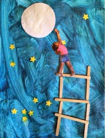 The Nature Room: Papa, Please Get the Moon for Me Papa Please Get The Moon For Me, Papa Please Get The Moon For Me Craft, Eric Carle Crafts, Nature Room, Montessori Art, Fall Preschool Activities, Moon Crafts, Fall Preschool, Mothers Day Crafts For Kids