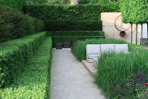 Trees and hedge for screening Luciano Giubbilei, Memorial Gardens, Contemporary Garden Design, Camps Bay, Garden Wallpaper, Chelsea London, Garden Shrubs, Italian Garden, Garden Architecture