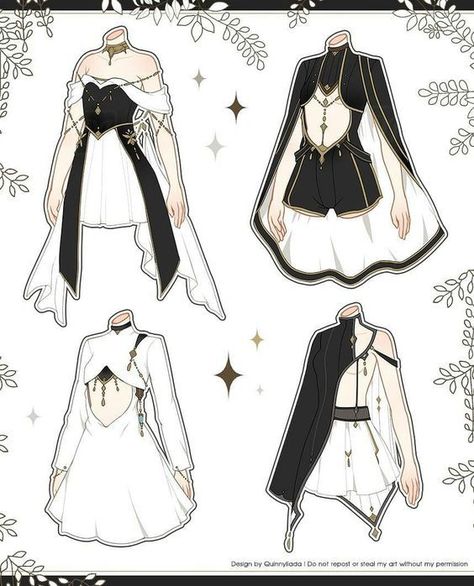 Clothing Sketches, Art Outfits, Dress Design Drawing, Clothing Design Sketches, Anime Clothes, Anime Inspired Outfits, Drawing Anime Clothes, Dress Design Sketches, Kraf Diy