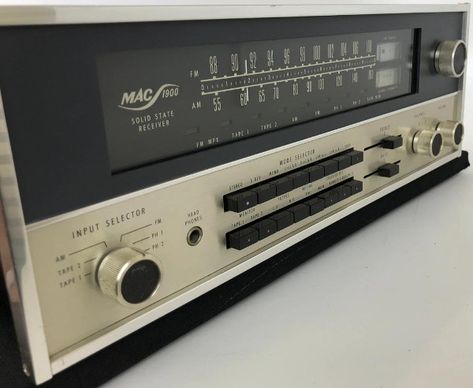 McIntosh MAC-1900: The Original High End Stereo Receiver Mcintosh Stereo, Tape Deck, Power Amplifiers, The Modern, The Original, Mac, Audio, The Originals