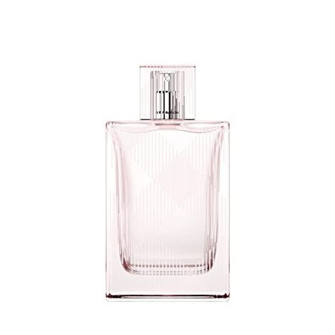 BURBERRY Brit Sheer Eau De Toilette For Her Burberry Brit Sheer, Pineapple Leaves, Burberry Fragrance, Sparkle Top, Pink Bottle, Peach Blossom, Burberry Brit, Pink Peony, Peach Blossoms