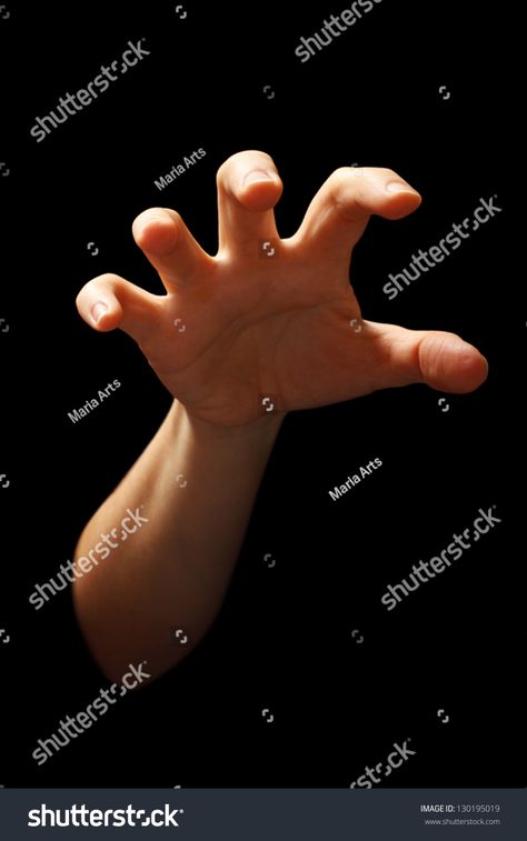 Hand Grabbing Position Isolated Over Black Stock Photo (Edit Now) 130195019 Hand Going Towards Camera, Hand Stretching Out Reference, Hand Grabbing Something Reference, Hand Stock Photo, Grab Hand Reference, Hands Reaching Towards Camera, Hand Reaching Forward, Hand Grabbing Reference, Reaching Out