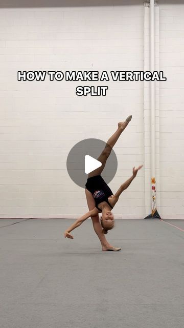 Gymnast Stretching Routine, Gymnastics Splits Stretching, How To Get More Flexible, Begginer Gymnastics Moves, Gymnast Split, Leap Drills Gymnastics, Handstand Drills Gymnastics, Gymnastics Things, Gymnastics Tricks