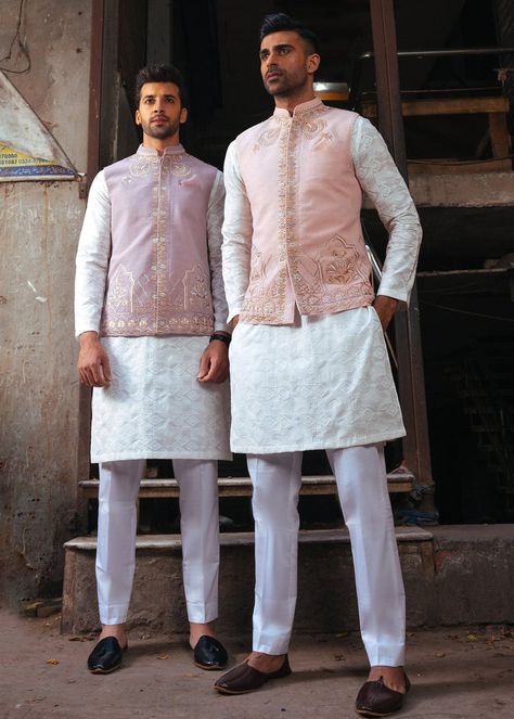 Behram- A – LAAM Mohsin Naveed Ranjha, Avant Grade, Indian Groom Wear, Breezy Outfit, Gents Kurta Design, Gents Kurta, Indian Men Fashion, Waist Coat, Groom Wear