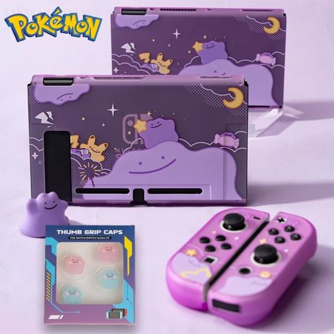 Pokemon Ditto, Nintendo Switch Case, Switch Accessories, Nintendo Switch Oled, Nintendo Switch Accessories, Video Games Nintendo, Brand Model, Body Reference, Takara Tomy