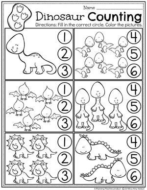 Dinosaur Counting Worksheets for Preschool. #dinosaurworksheets #preschoolworksheets #preschool #dinosaurs Dinosaur Preschool Theme, Dinosaur Counting, Preschool Dinosaurs, Dinosaur Preschool, Dinosaur Crafts Preschool, Dinosaur Worksheets, Dinosaur Lesson, Dinosaur Theme Preschool, Preschool Theme Activities