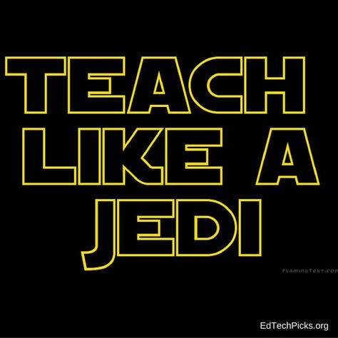 Teach Like a Jedi Star Wars Teacher Shirts, Star Wars Teacher Appreciation, Star Wars Classroom Theme, Music Education Quotes, School Wide Themes, Jedi Academy, Star Wars Classroom, Sunshine Committee, Staff Appreciation Week