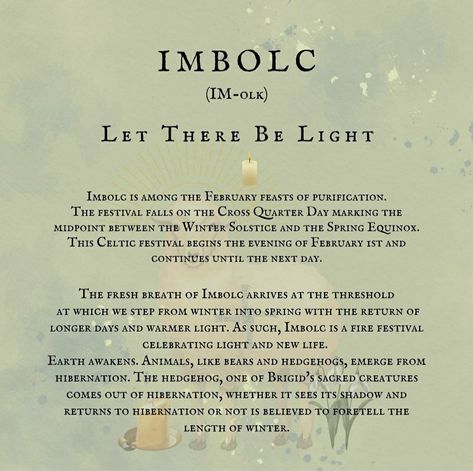 St Brigid's Day | Imbolc | February 1st | Winter | moonsmaven Imbolc Aesthetic Altar, Imbolc Cocktails, Imbolc Date 2024, What Is Imbolc, Imbolc Tattoo, Imbolc Intentions, St Brigid Day, Imbolc Quotes, February Witchcraft