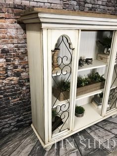 Repurposed Hutch, Hutch Top, Office Cabinet, Bead Board, Diy Furniture Renovation, Furniture Rehab, Furniture Renovation, Repurposed Furniture Diy, Refurbished Furniture